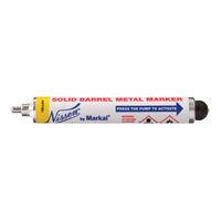 Nissen&reg; Solid Barrel Metal Marker, Liquid, Yellow Absolute Business Supply
