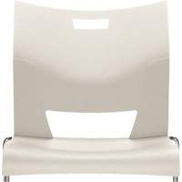 Duet Armless Training Chair, Plastic, 33-1/4" High, 350 lbs. Capacity, White Absolute Business Supply