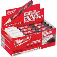 Inkzall Paint Markers, Liquid, White Absolute Business Supply