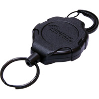 Porte-cl&eacute;s &agrave; cliquet verrouillable, Plastique, C&acirc;ble 48", Fixation Mousqueton Absolute Business Supply