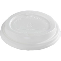 Couvercles de gobelets en papier compostables Eco Guardian Absolute Business Supply