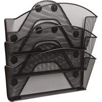 Classeur magn&eacute;tique en treillis m&eacute;tallique Onyx, 3 pochettes Absolute Business Supply