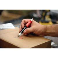 Markal&reg; Dura-Ink&reg; Dual Colour Permanent Ink Marker, Black/Red, Bullet Tip Absolute Business Supply