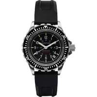 Grande montre automatique de plong&eacute;e, Num&eacute;rique, &agrave; piles, 41 mm, Noir Absolute Business Supply