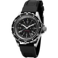 Grande montre automatique de plong&eacute;e, Num&eacute;rique, &agrave; piles, 41 mm, Noir Absolute Business Supply