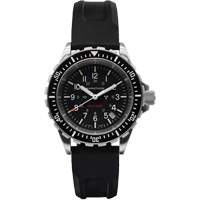 Grande montre automatique de plong&eacute;e, Num&eacute;rique, &agrave; piles, 41 mm, Noir Absolute Business Supply
