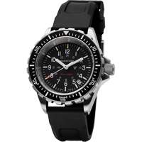 Grande montre automatique de plong&eacute;e, Num&eacute;rique, &agrave; piles, 41 mm, Noir Absolute Business Supply