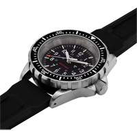 Grande montre automatique de plong&eacute;e, Num&eacute;rique, &agrave; piles, 41 mm, Noir Absolute Business Supply