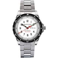 Tr&egrave;s grande montre automatique &eacute;dition arctique avec jour/date avec bracelet en acier inoxydable, Num&eacute;rique, &agrave; piles, 46 mm, Argent Absolute Business Supply