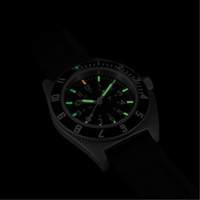 Montre Steel Navigator sur ensemble bracelet en caoutchouc noir de trois morceaux, Num&eacute;rique, &agrave; piles, 41 mm, Noir Absolute Business Supply