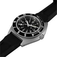 Montre Steel Navigator sur ensemble bracelet en caoutchouc noir de trois morceaux, Num&eacute;rique, &agrave; piles, 41 mm, Noir Absolute Business Supply