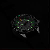 Montre automatique moyenne pour plongeur &eacute;dition arctique, Num&eacute;rique, &agrave; piles, 36 mm, Noir Absolute Business Supply