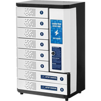 Casier de recharge libre-service &agrave; 8 baies KwikBoost Absolute Business Supply