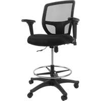 Mesh Work Stool, Mobile, Adjustable Height, 450 lbs. Capacity Absolute Business Supply