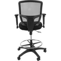 Mesh Work Stool, Mobile, Adjustable Height, 450 lbs. Capacity Absolute Business Supply