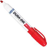 Marqueur Dura-Ink no 55, Rouge, Pointe Ciseau Absolute Business Supply