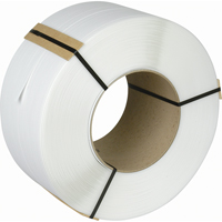 Strapping, Polypropylene, 3/8" W x 12900' L, White, Machine Grade Absolute Business Supply