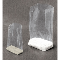 Sacs en poly, Dessus ouvert, 11" x 5", 1 mil Absolute Business Supply