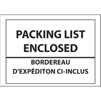Pochettes pour bordereau d'exp&eacute;dition, 4" lo x 5" la, Style Insertion par l'arri&egrave;re Absolute Business Supply
