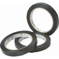 Black General Purpose Strapping Tape, 2.7 mils Thick, 12 mm (47/100") x 54.864 m (180')  Absolute Business Supply