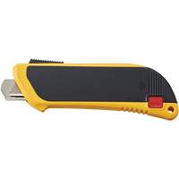 Automatic Self-Retracting Safety Knife with Guard, 10 mm, Carbon Steel, Heavy-Duty, Plastic Handle Absolute Business Supply