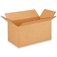 Corrugated Box, 8" L x 4" W x 4" H, Flute C Absolute Business Supply