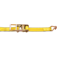 Ratchet Straps, Wire Hook, 3" W x 30' L, 5400 lbs. (2450 kg) Working Load Limit Absolute Business Supply