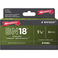 Clous Brad pour agrafeuse & pistolets-agrafeurs &agrave; percussion Arrow & Aurora Absolute Business Supply