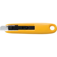 Compact Self-Retracting Safety Knife, 11 mm, Carbon Steel, Plastic Handle Absolute Business Supply