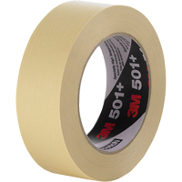 501+ High Temperature Masking Tape, 18 mm (3/4") x 55 m (180'), Tan Absolute Business Supply