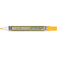 Marqueur RoughNeck Brite-Mark, Liquide, Jaune Absolute Business Supply