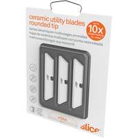 Slice Lames &agrave; extr&eacute;mit&eacute; arrondie pour couteau utilitaire en c&eacute;ramique, Style Simple Absolute Business Supply