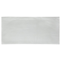 Pochette vierge pour bordereau d'exp&eacute;dition, 10" lo x 5-1/2" la, Style Insertion par l'arri&egrave;re Absolute Business Supply