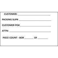 &eacute;tiquette de livraison g&eacute;n&eacute;rique, 4" la x 6" la x Blanc Absolute Business Supply
