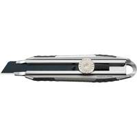 Knife with Ratchet Lock, 18 mm, Carbon Steel, Heavy-Duty, Aluminum Handle Absolute Business Supply