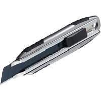 Knife with Auto-Lock, 18 mm, Carbon Steel, Heavy-Duty, Aluminum Handle Absolute Business Supply