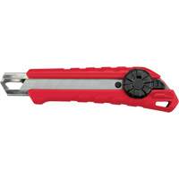 Snap-Off Knife, 18 mm, Carbide, Rubber/Polypropylene Handle Absolute Business Supply