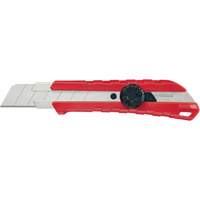 Snap-Off Knife, 25 mm, Carbide, Rubber/Polypropylene Handle Absolute Business Supply
