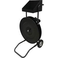 Strapping Dispenser, Polyester/Steel/Polypropylene Straps, 16"/8" Core Dia., 3"/8"/6" Roll Width Absolute Business Supply