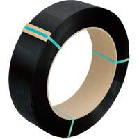 Strapping, Polyester, 1/2" W x 5800' L, Black, Manual Grade Absolute Business Supply