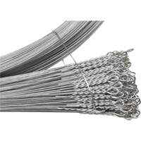 Fil de cerclage, Galvanis&eacute;, 13-1/2' lo, Cal. 13 Absolute Business Supply