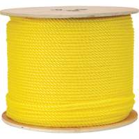 1/4" Braided Yellow Rope, Polypropylene, 1300' Absolute Business Supply