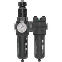 Filter/Regulator & Coalescing Filter Modulair 400 with Standard Bowl & Manual Drain, 3/4" NPTF, 150 PSI, 9.13 fl. oz. Capacity Absolute Business Supply