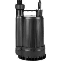 Pompe utilitaire en thermoplastique, 115 V, 2200 gal/h, 1/4 CV Absolute Business Supply