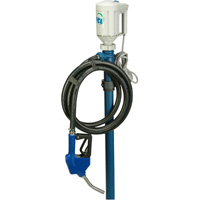 Trousse de pompe pour baril PFM-40 avec moteur M3V avec accessoires pour fluide d&eacute;chappement diesel (DEF), Polypropyl&egrave;ne/PVDF/Acier inoxydable Absolute Business Supply