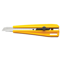 Precision Knife, 9 mm, Silver, Plastic Handle Absolute Business Supply