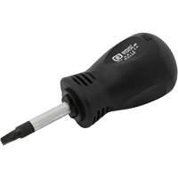 Square Recess Stubby Screwdriver, #3 Tip, Round, 3-1/4" L, Cushion Grip Handle Absolute Business Supply