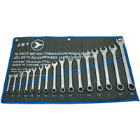 CWS-16M Raised Panel Wrench Set, Combination, 16 Pieces, Metric Absolute Business Supply