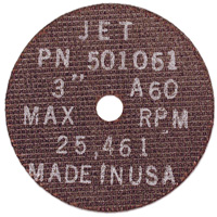 Meule &agrave; tronçonner POWERPLUS, 3" x 1/32", Arbre de 3/8", Type 1, 25 100 Tr/min Absolute Business Supply