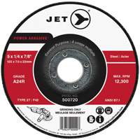 Meule POWER ABRASIVE, 4" x 1/4", Arbre 5/8", Type 27 Absolute Business Supply